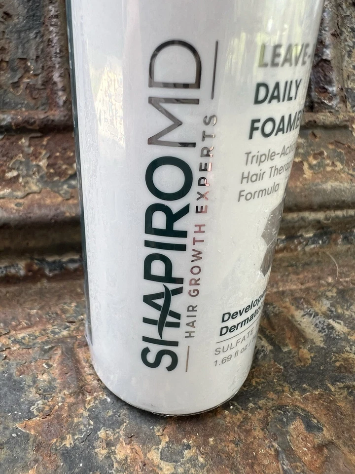 Fórmula capilar triple acción espuma diaria sin enjuague crecimiento del cabello Shapiro MD 1,6 OZ Foto 3 de 4