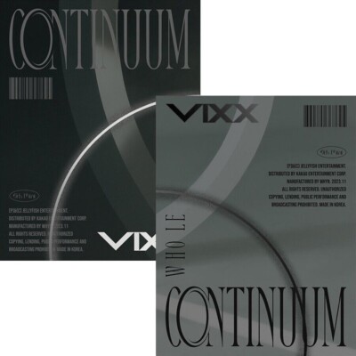 VIXX [CONTINUUM] 5th Mini Album 2 Ver SET/2 CD+2 Foto Buch+18 Karte+2 Sticker
