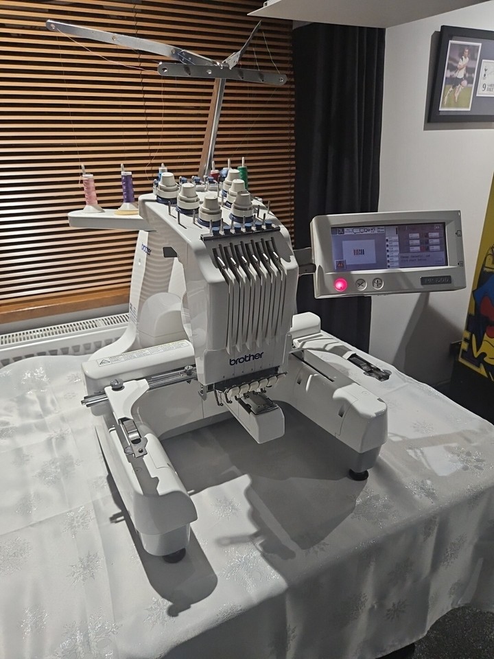 Brother PR600 6 Needle Embroidery Machine eBay