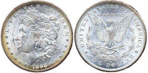 2001 Uncirculated American Eagle Silver Dollar in Littleton Coin