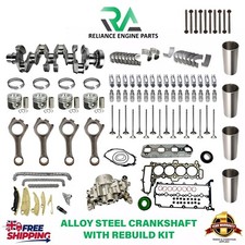 204DTA ALLOY STEEL CRANKSHAFT WITH ENGINE PARTS FOR RANGE ROVER JAGUAR E-PACE F
