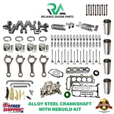 204DTA ALLOY STEEL CRANKSHAFT WITH ENGINE PARTS FOR RANGE ROVER JAGUAR E-PACE F