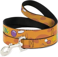 Buckle-Down Pet Leash - CatDog Stretch/CATDOG Logo - 4 Feet Long - 1.5" Wide