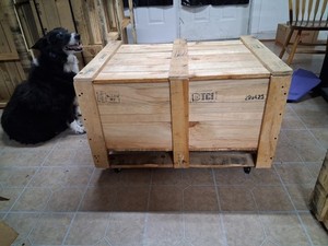 Tommy Cart Toter 32" Long 22" Wide 13" Deep Heavy Caster Wheels