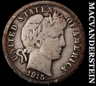 1915 Barber Dime- Silver- Fine Better Date No Reserve #J809