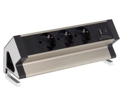 Tischsteckdose USB A/C Bürosteckdose Steckdosenleiste Büro Kombisteckdose *3008
