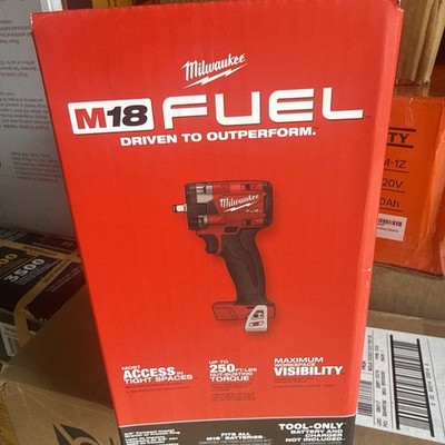 Milwaukee M18 FUEL 18V 3/8 Compact Impact Wrench - 2854-20 Tool Only