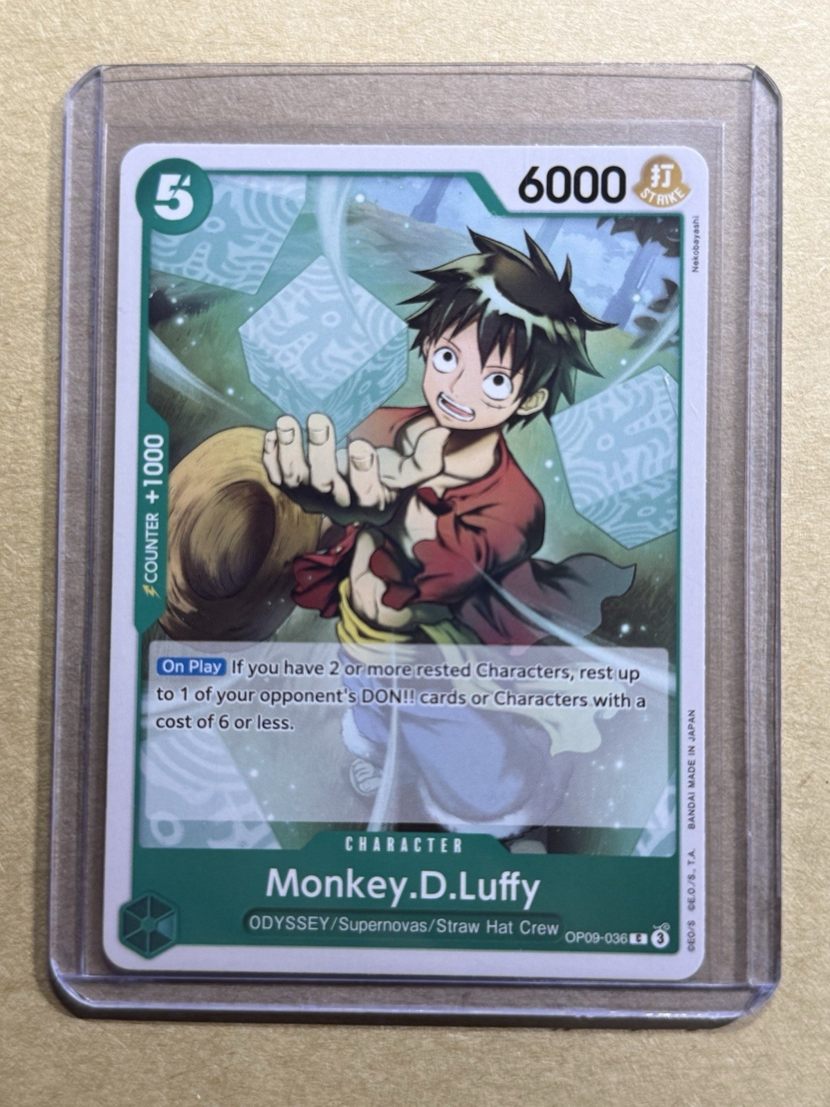 Monkey D. Luffy - OP09-036 - Emperors in the New World - English