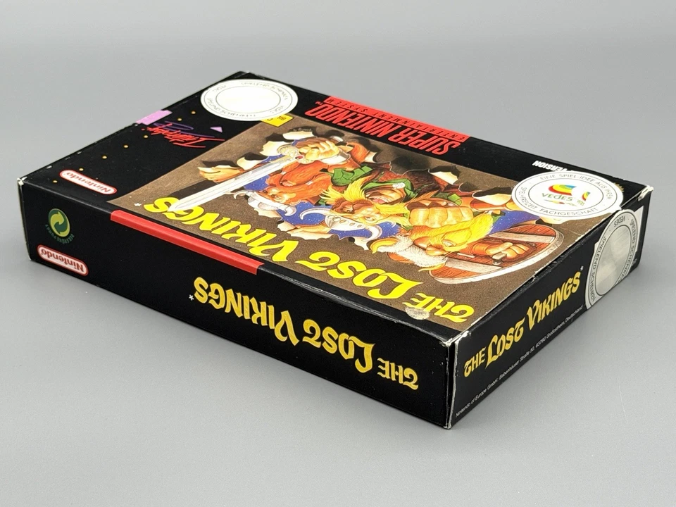 The Lost Vikings SNES OVP Zustand: Gut - Bild 4 von 4