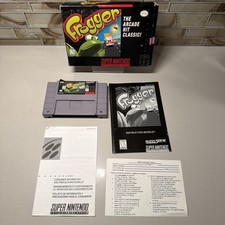 Frogger (Super Nintendo Entertainment System, 1997) CIB Clean Box Authentic