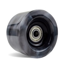 Black and White Roller Skate Wheels, 60  40 mm, 88A Quad Skate Wheel Set wit...