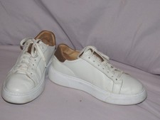 Samuel Hubbard White Leather Sneakers Size 8
