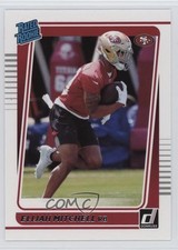 2021 Panini Donruss Rated Rookie Elijah Mitchell #312 03bh