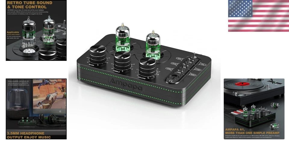 Hi-Fi Audiophile Preamplifier for Turntable Record Player - Image 2 of 4