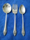 3 Pieces Reed & Barton Sterling Sliver~2 Spoons & 6" Salad Fork