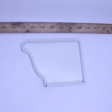 Gutter Right End Cap White 6"