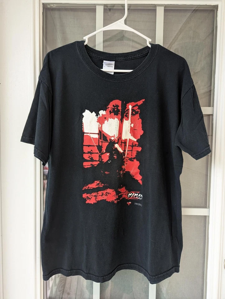 2007 Vintage Y2K Tecmo Ninja Gaiden Sigma Gráfico Videogame Promo L Camiseta nerd - Imagem 4 de 4