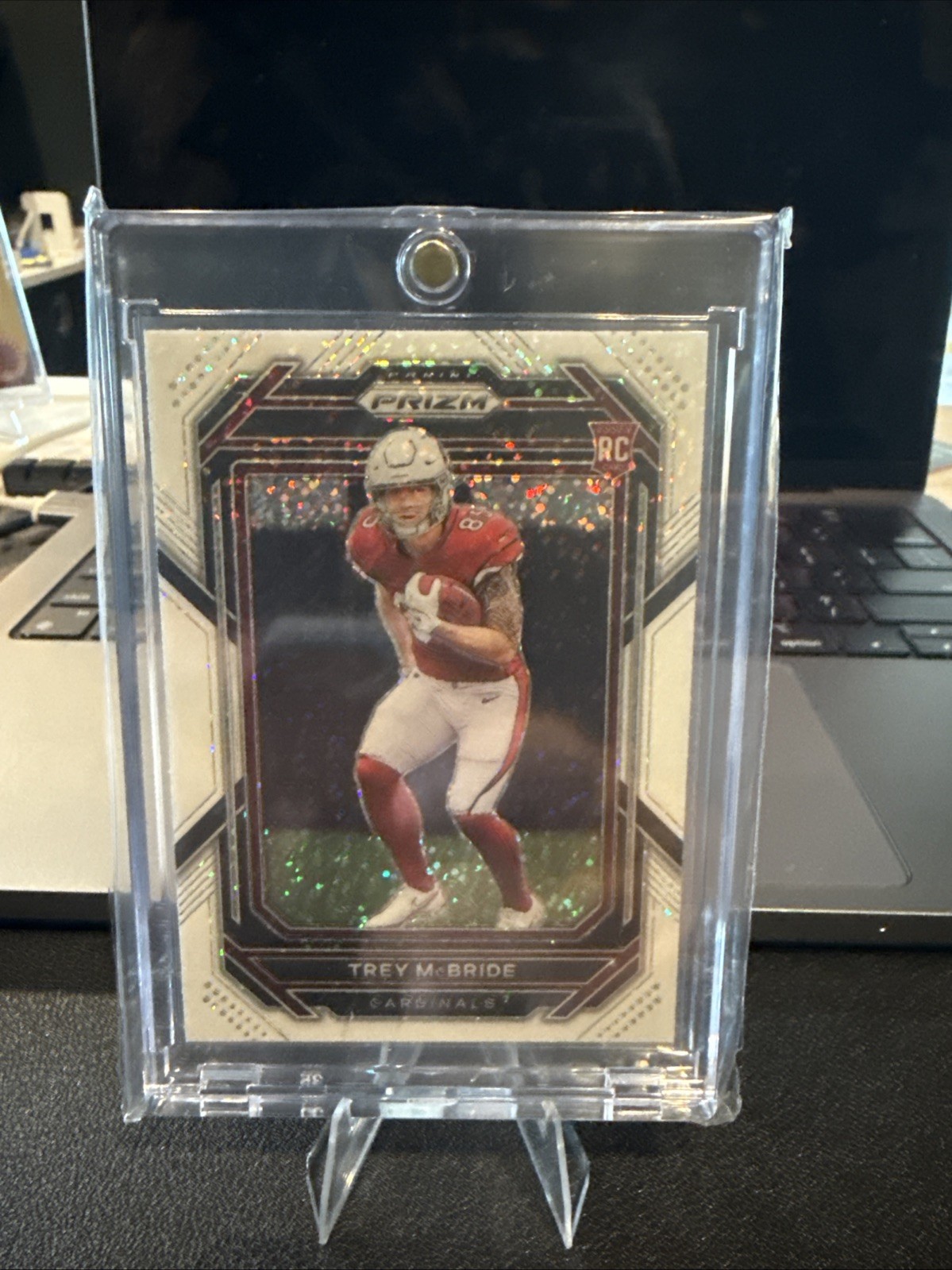 2022 Panini White Sparkle Prizm #327 Trey McBride RC Rookie Cardinals SSP 🔥🔥