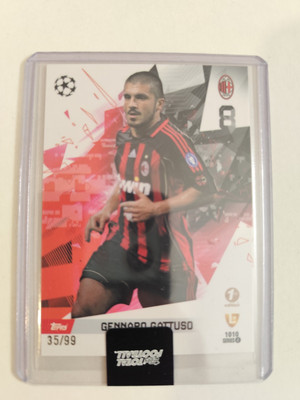 Topps Total Football 23/24 Gennaro Gattuso Base Legend 1st Edition /99 AC Milan