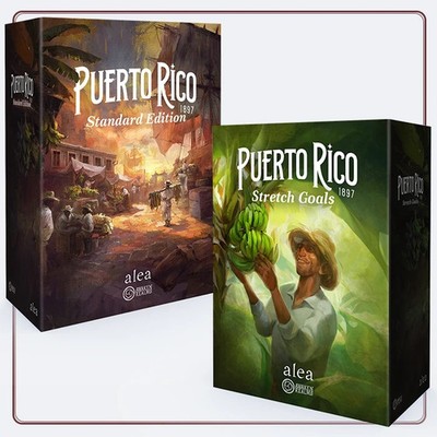 Puerto Rico 1897 Coregame + Stretchgoals Standard Edition Wooden Meeples Deutsch
