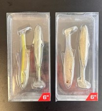 Bass Mafia Daingerous Unloaded Swimbait 6", Blackback Shad & Blueback Harring
