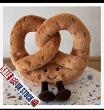 Jellycat Amuseables Pretzel Plush Soft DOLL & dust Bag 1PCS NEW