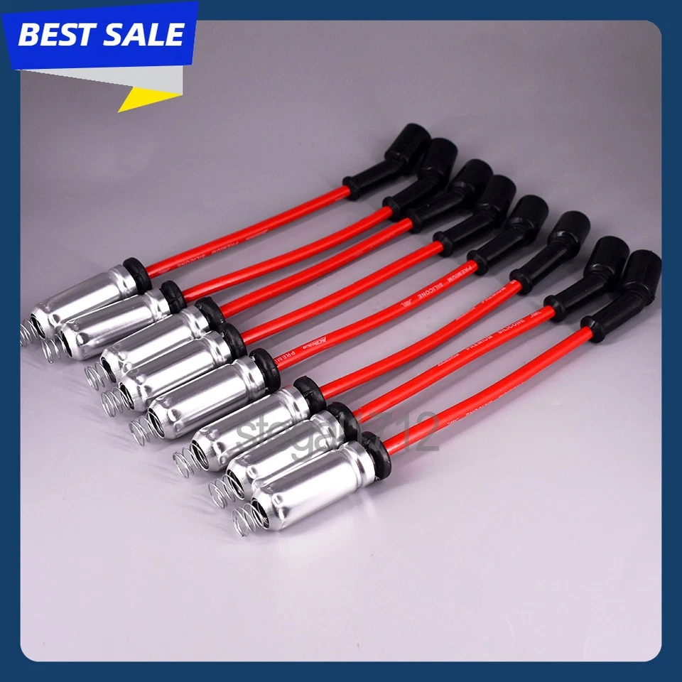 8x OEM 48322 Perforamce Spark Plug Wires For CHEVY G/M LS1 VORTEC 4.8L 5.3L 6.0L - Image 4 of 4