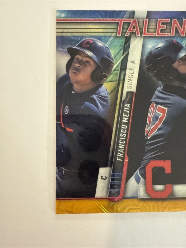 Bowman Mejía Rodríguez Zimmer Talent Pipeline Orange 2017 #TPM-CLE Indians/25 Foto 2 de 4