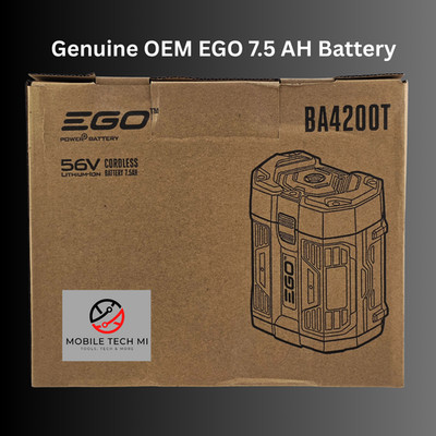Genuine EGO POWER+ BA4200T 56V 7.5 AH Battery w/ Fuel Gauge Original OEM
