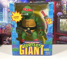 1989 Vintage TMNT GIANT Turtles Raphael Playmates SEALED