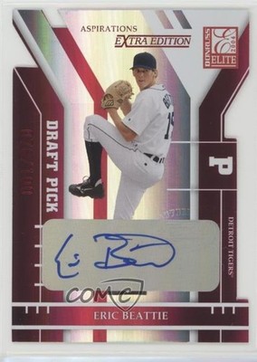 2004 Donruss Elite Extra Edition Draft Pick /250 Eric Beattie Rookie Auto RC 0m0