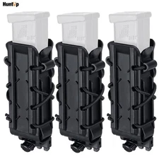 1-3 Pack Tactical Molle Magazine Pouch for 9mm Pistol Mag Holder Shell Carrier