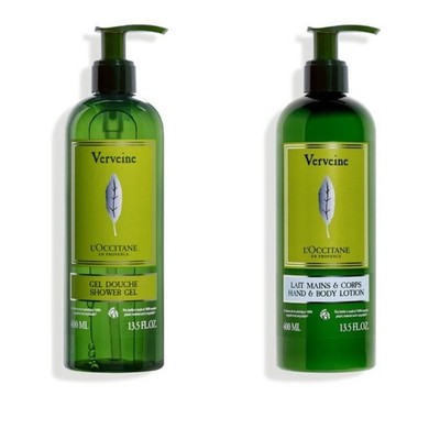 L'occitane Eisenkraut / Verveine Duschgel & Bodylotion (2 x 400 ml Flaschen)