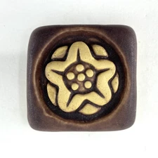 Bloom 2x2" Ceramic Art Tile by Gretchen Kramp