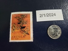 Lai Jie Chinese Birds, Painting, Angola 2000 Angola Stamp