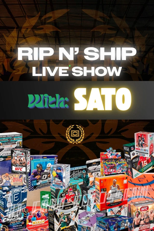 CARD COLOSSEUM RIP & SHIP Show 8.29