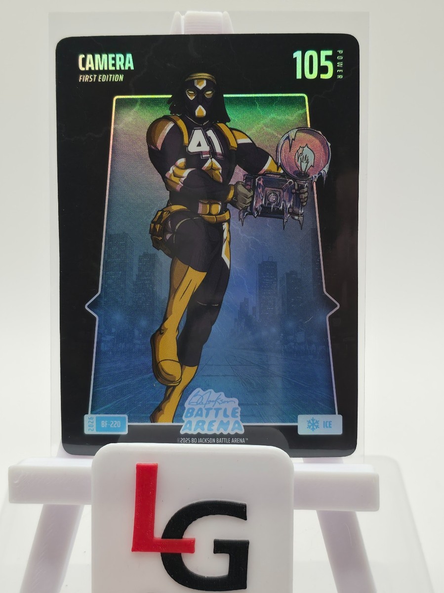 2026 Bo Jackson Battle Arena Camera Alvin Kamara #BF-220 Battlefoil Ice