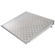 36" Wheelchair Door Threshold Ramp, 600 lb Capacity, Entrance Ramp, Adjustable