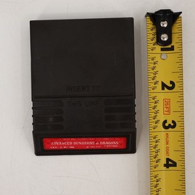 Vintage Mattel Intellivision Advanced Dungeons & Dragons Game Cartridge Box 1982