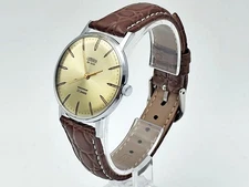 Cornavin De Lux Ultraslim Vintage Wristwatch LUCH 2209 USSR Serviced Watch