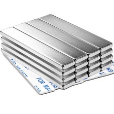 DIYMAG Strong Neodymium bar Magnets with Double-Sided STD-16P, Silver