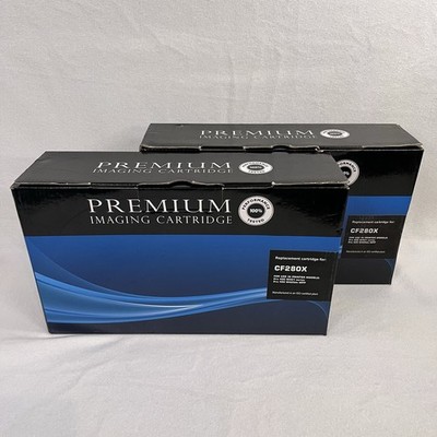 2 Premium Imaging Cartridge CF280X for HP Pro 400 M401 Series & M425dn Printers