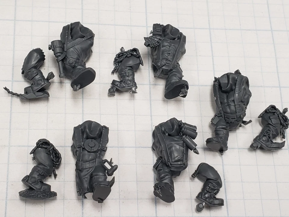 Warhammer 40k Ork Bits Kommando Ork Body w Patas x5 Set Foto 3 de 4