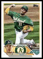 2023 Topps Shintaro Fujinami Rookie Oakland Athletics #561