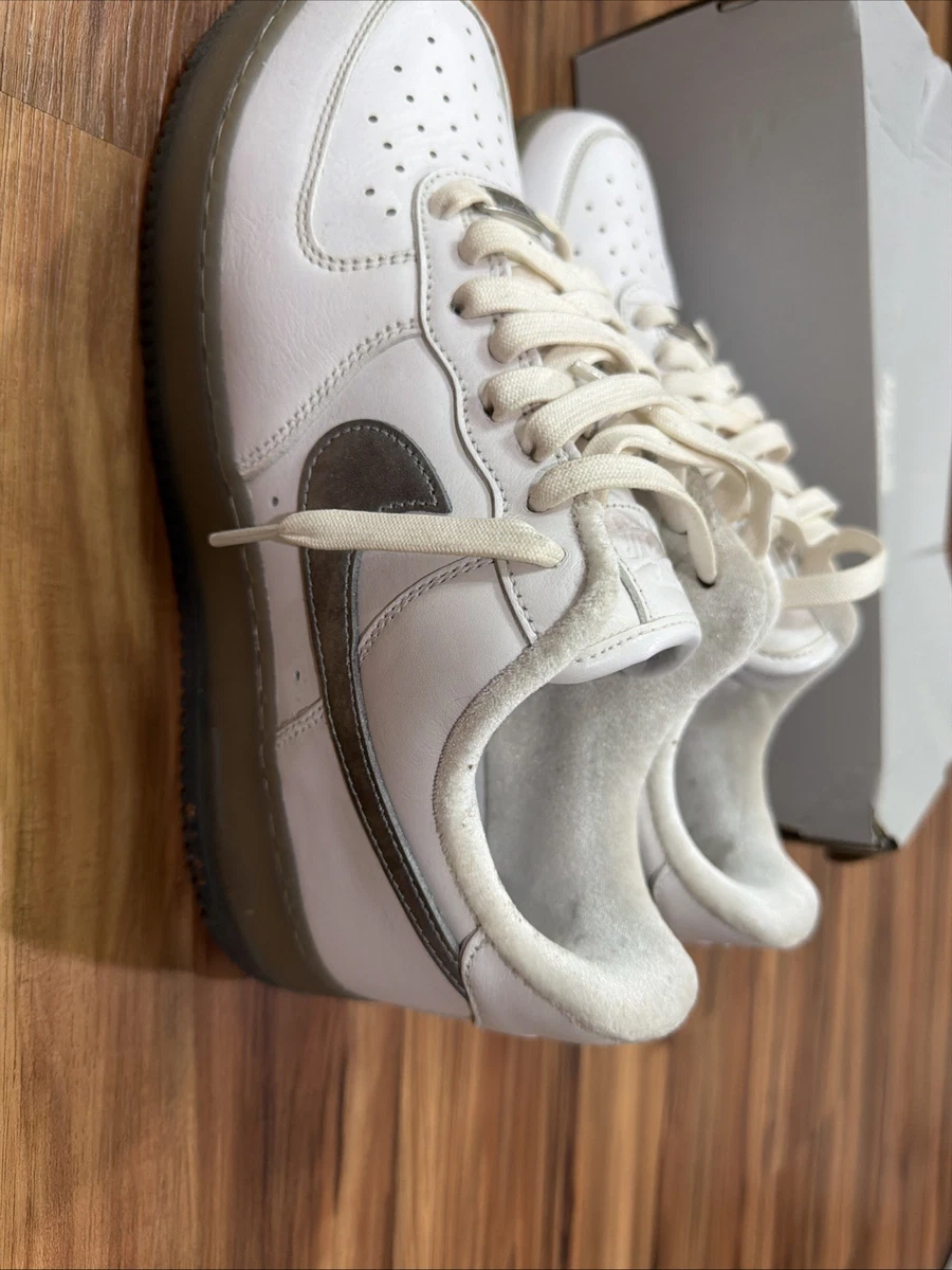 Nike Air Force 1 シルバー UK 8 Preços baixos em Nike Air Force 1 '07 Premium White Metallic