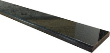 Azulejo umbral de granito negro absoluto pulido - resistente a las manchas 4" x 36