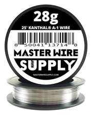 Kanthal A1 - 25ft - 28 Gauge Wire 28g - 0.32mm - 0.013in - Master Wire Supply