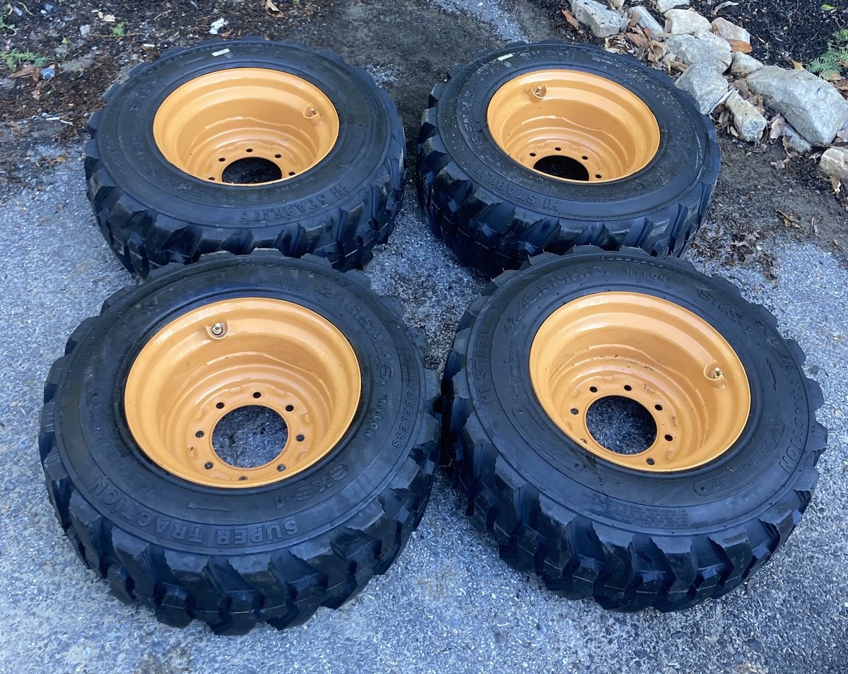 4-12X16.5 SKS-1 Tires/Rims for Case 1845, 1845C, XT & 400 series