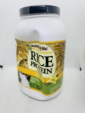 NutriBiotic Raw Rice Protein Vanilla 3 lb 1 36 kg Egg-Free, Gluten-Free,