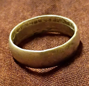 925 Silver Ring, Handcrafted  From Pre 1964 Currency, One Of A Kind Rare